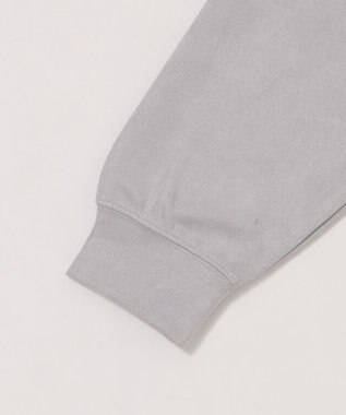 WEGO 【ユニセックス着用ITEM/MLサイズ展開】フェイクスウェードZIPパーカー ライトグレー