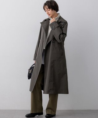 23区 【先行予約】LIMONTAハイカウントメモリータフタ ライナー付き アウター グレー系