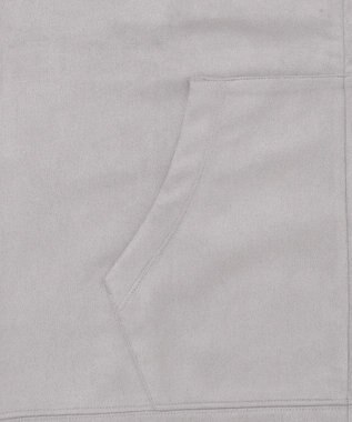 WEGO 【ユニセックス着用ITEM/MLサイズ展開】フェイクスウェードZIPパーカー ライトグレー