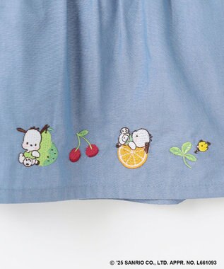 ANY KIDS 【any FAM ×サンリオキャラクターズ】裾刺繍 キュロット ポチャッコ×デニム