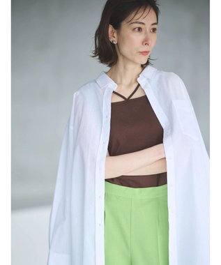 Green Parks マルチストラップテレコタンク Brown