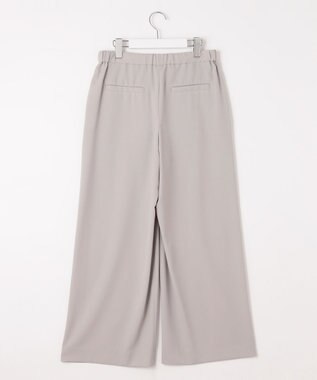 自由区 【洗える・XSサイズあり】ライト2WAYストレッチワイド パンツ グレー系