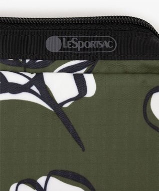 LeSportsac RECTANGULAR COSMETIC/オリーブフローラルシルエット オリーブフローラルシルエット