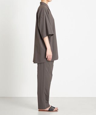 NAVE 【ReNAVE　撥水機能・UVカット・透湿・接触冷感・洗える】ナイロンタスランシャツ グレー系