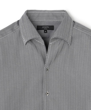 JOSEPH HOMME 【ドレスシャツ】ツイルヘリンボンクレイジー ブラック系1