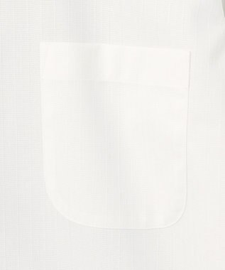 GOTAIRIKU 春夏向け【形態安定】SUMMERPREMIUMPLEATS_スナップダウンカラー _織柄_ 長袖ドレスシャツ(26年モデル) ホワイト系1(ドビーストライプ)