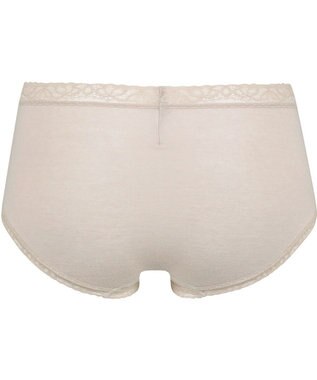 Wing ショーツ 綿混(身生地部) やさしい肌あたり 【デイリーフィット やわらかコットン】 はきこみ丈ふつう EC2330 ウイング／ワコール シェルベージュ