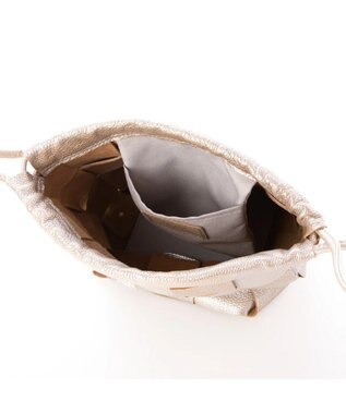 UNBILLION perche サスティナブルメッシュドロストショルダーバッグS シルバー