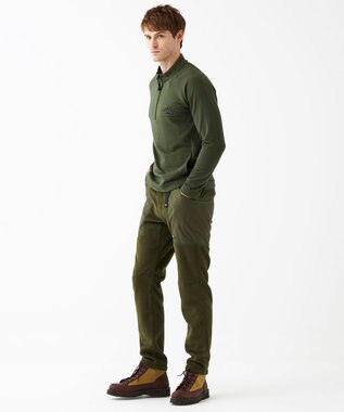 JOSEPH ABBOUD MOUNTAIN 【UNISEX】ウォームバックフリース カットソー カーキ系