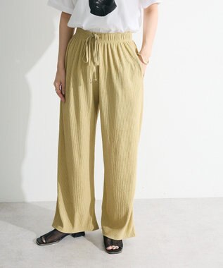 Green Parks ウエーブジャガードイージーパンツ