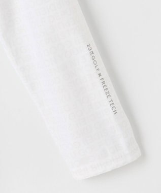 23区GOLF 【MEN】氷撃シリーズ【冷感/吸水速乾/UVケア】Vネック インナー ホワイト系