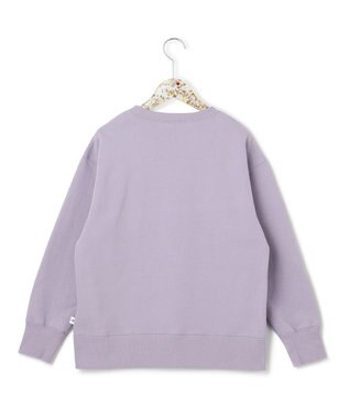 洗える】フラワーエンブロイダリー ロゴ スウェット / ANEVER  