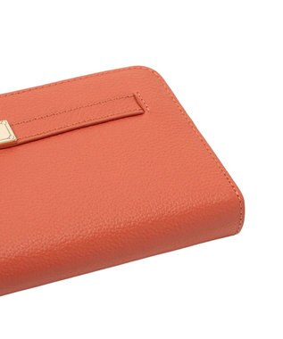 CLATHAS イヴェット ラウンド長財布 オレンジ