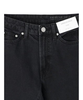 AMERICAN HOLIC マチ付きフレアデニム Black