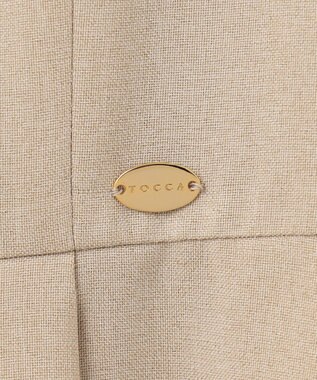 TOCCA 【大人百花掲載】【洗える】FIRST SPRING ドレス ベージュ系