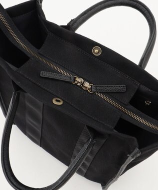 LA BAGAGERIE クラシックタテナガトート ブラック×ブラック