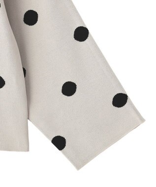 earth music&ecology 【予約】ダブルジップドットカーディガン ドット