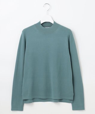 J.PRESS LADIES L 【洗える】PRINCE ハイネック ニット ミントグリーン系