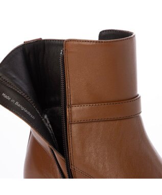 ing <ing>【WEB限定】ベルトデザインミドルブーツ ブラウン