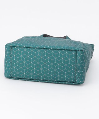 Y'SACCS キュービック×ポイントドット　2WAYトート＆ショルダー　Sサイズ ブルー