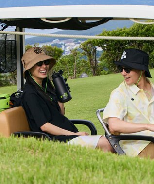 PW CIRCULUS 【MEN】タイダイ柄 メッシュポケットシャツ ゴルフ イエロー系5