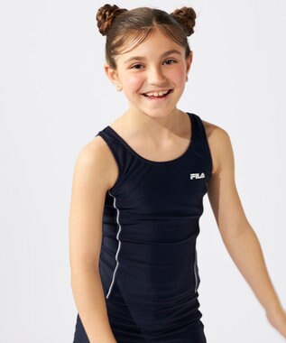 OP／FILA 【FILA】スクールタンキニ水着 ネイビー×ホワイト