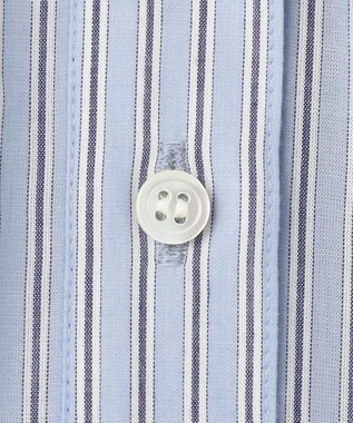 #Newans 【金子綾さんインスタライブご紹介アイテム】マルチストライプノースリーブシャツ ライトブルーストライプ