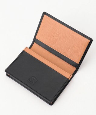 J.PRESS MEN 【MORPHO×J.PRESS】スムースヌメ 名刺入れ ブラック系