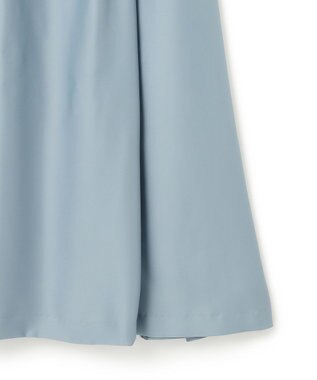 23区 L 【APPLAUDIR】ノーブルサテン レースコンビドレス ダルブルー系