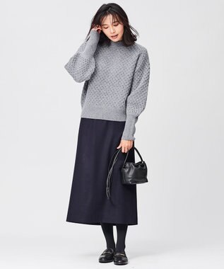 WEB限定】ファインウールフランネル スカート / 23区 | ファッション WEB限定】ファインウールフランネル スカート / 23区 | ファッション
