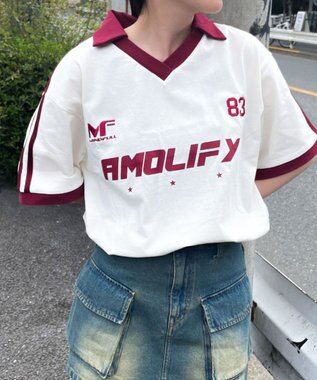 WEGO ゲームグラフィックビッグT ホワイトアイボリー