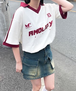 WEGO ゲームグラフィックビッグT ホワイトアイボリー