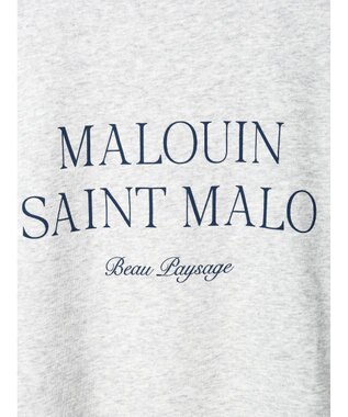 Green Parks アソートロゴ裏毛プルオーバー Light Gray Mixture