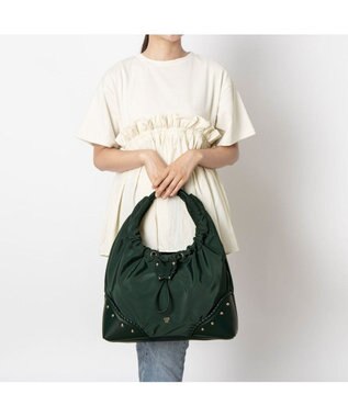 ANNA SUI バタフライツイスト トートバッグ グリーン
