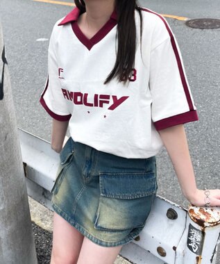 WEGO ゲームグラフィックビッグT ホワイトアイボリー