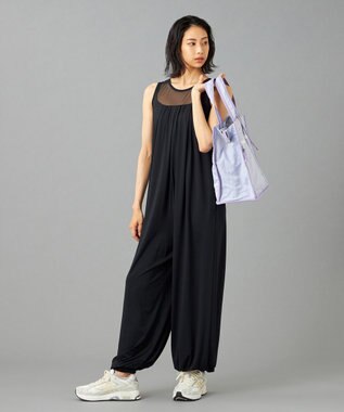 Chacott Chacott BALANCE メッシュコンビオールインワン ブラック