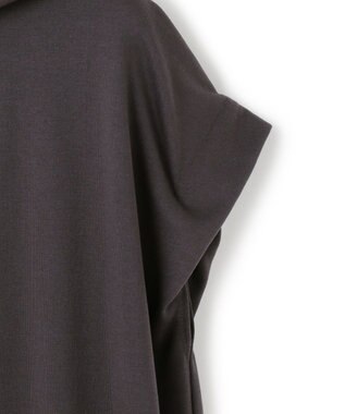 23区 L 【SLOW/一部店舗限定】コットンライクテリー フーディー ワンピース グレー系