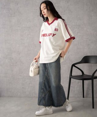 WEGO ゲームグラフィックビッグT ホワイトアイボリー