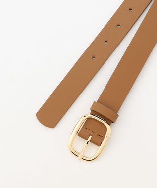 J.PRESS LADIES 【WEB限定・着こなしのポイントに】レザー ベルト キャメル系