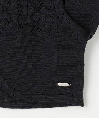 組曲 KIDS 【110-140㎝】レーシー ボレロ ブラック系