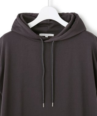 23区 L 【SLOW/一部店舗限定】コットンライクテリー フーディー ワンピース グレー系