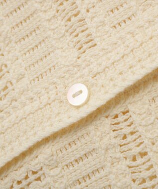 AMERICAN HOLIC クロシェニットカーディガン Ivory