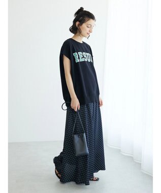 CRAFT STANDARD BOUTIQUE ミニ裏毛　パウダー加工　２ｗａｙクラックＰＴベスト Black