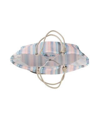 ROOTOTE 1083【手洗い可能】SC.ミディアム.ストライプ.ウエッファ-B 03：ラベンダー