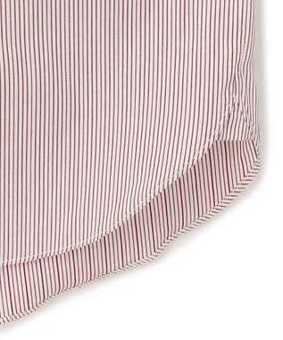 J.PRESS MEN ポプリンマルチストライプ ボタンダウンシャツ ワイン系1