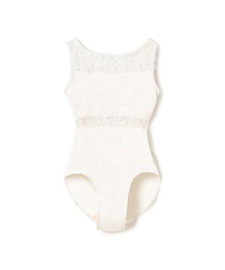 Chacott 【MAY NAGAHISA】ジュニア ノースリーブレオタード オフホワイト