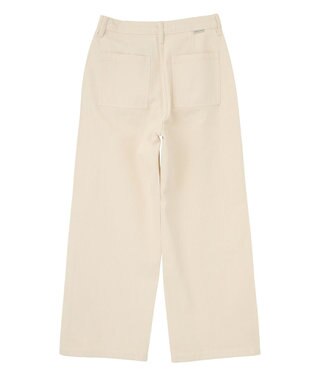 AMERICAN HOLIC ベイカーデニムパンツ White