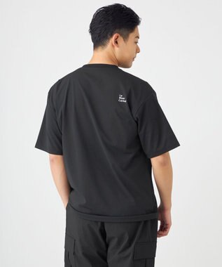 SHARE PARK MENS 【UVカット・吸水速乾・ストレッチ・軽量 】ポケットロゴTシャツ（L・XLサイズ） ブラック系