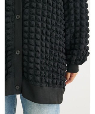 Green Parks ・ＲＡＹ　ＣＡＳＳＩＮ　ポップコーンカーディガン Black