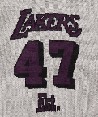 WEGO 【ユニセックス着用ITEM】別注NBAジャガードプルオーバー グレー